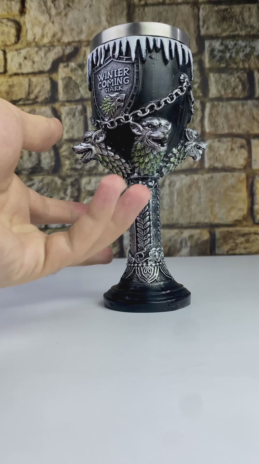 winter is coming goblet