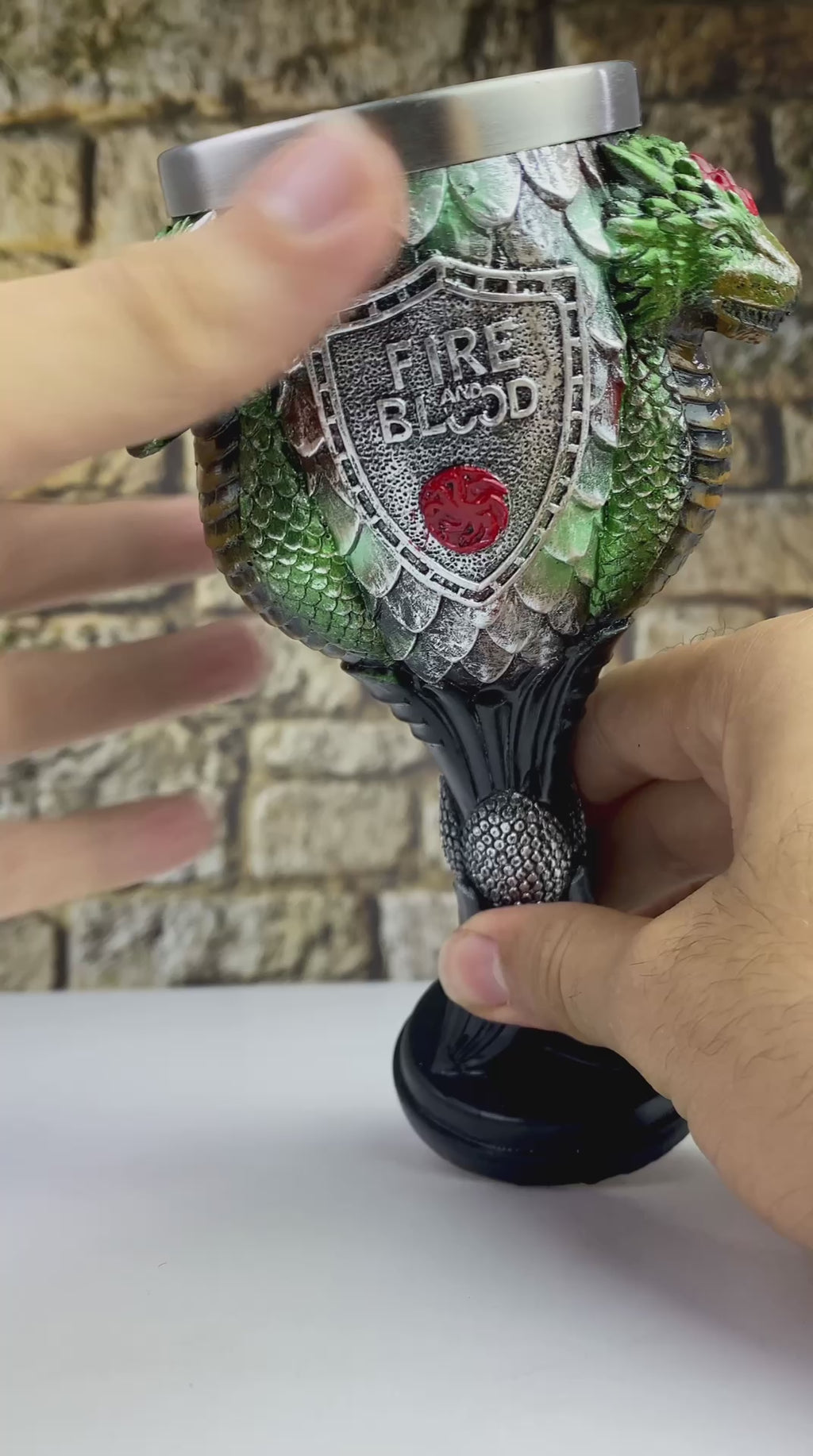 fire and blood goblet
